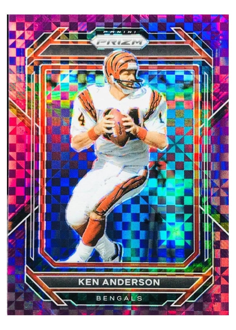 2022 Panini Prizm Base Set Ken Anderson Purple Power #64 card