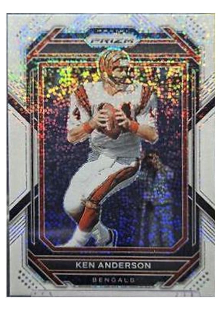 2022 Panini Prizm Base Set Ken Anderson White Sparkle #64 card
