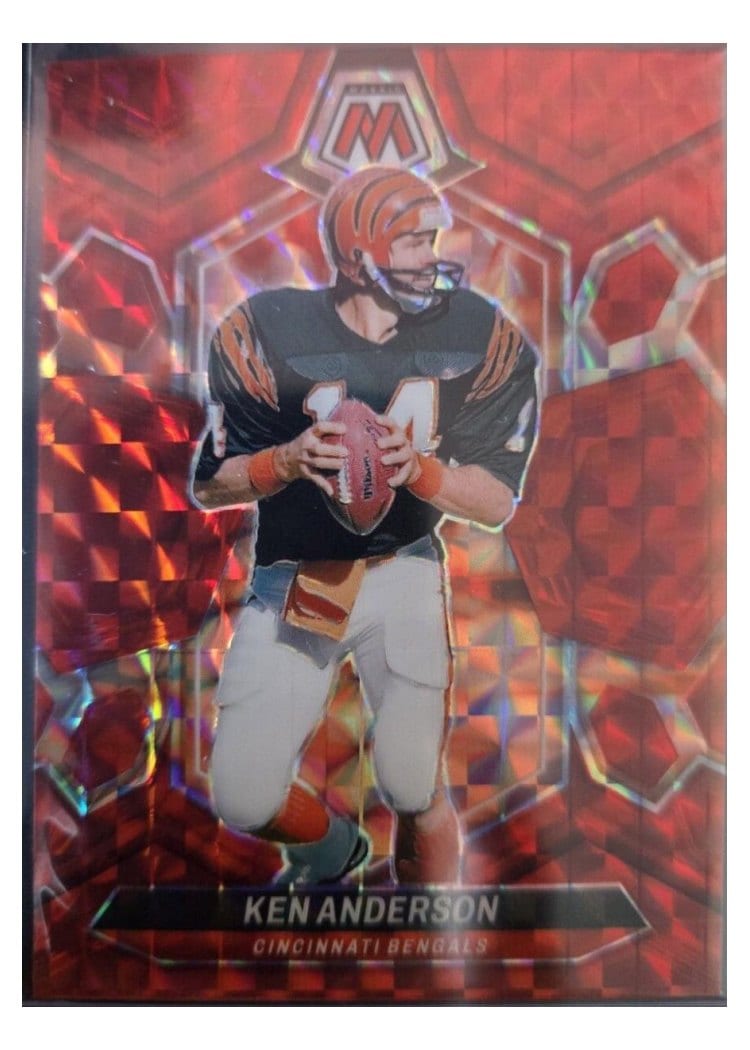 2024 Panini Mosaic Base Set Ken Anderson Red #237 card