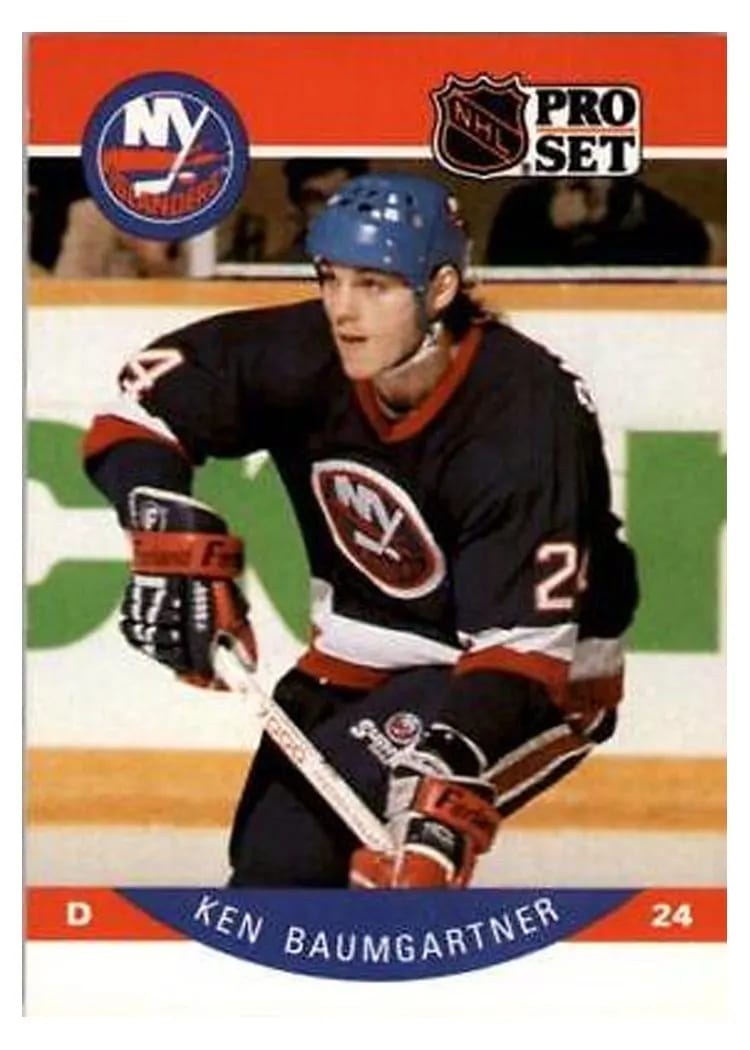 1990 Pro Set Ken Baumgartner #178 card