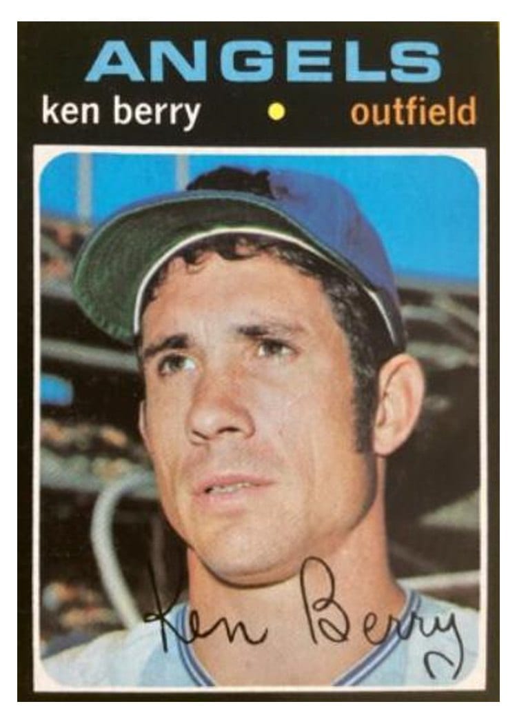 1971 Topps Ken Berry #466 card