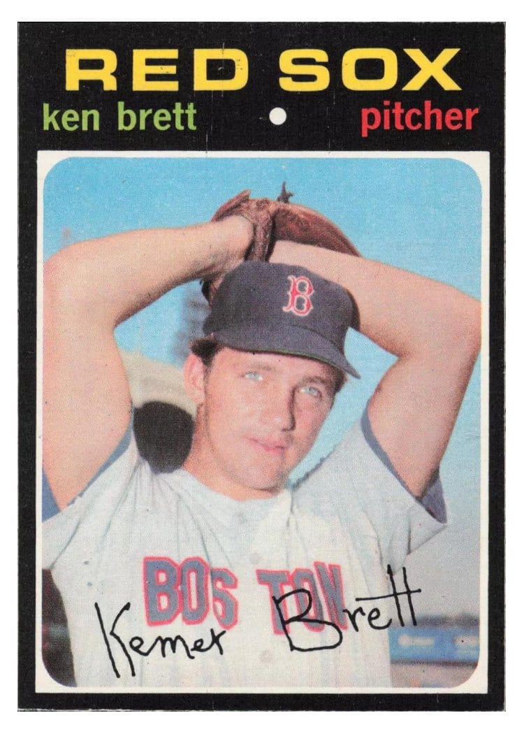 1971 Topps Ken Brett #89 card