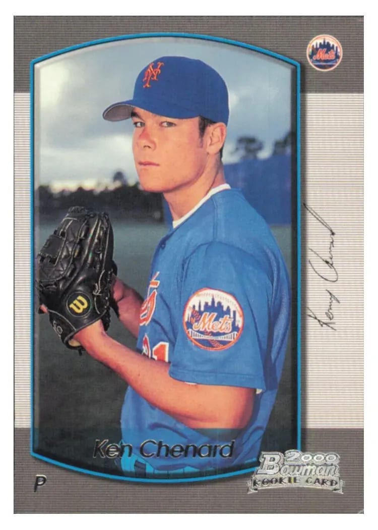 2000 Bowman Draft Picks Ken Chenard #45 card