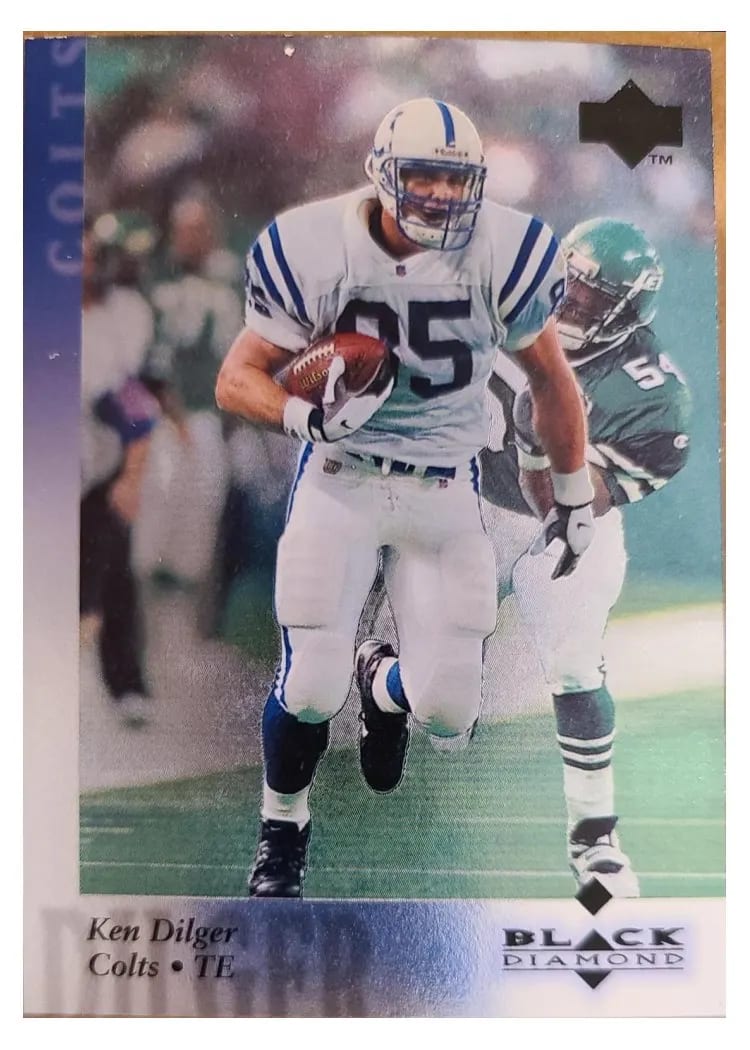 1997 Upper Deck Black Diamond Ken Dilger #47 card
