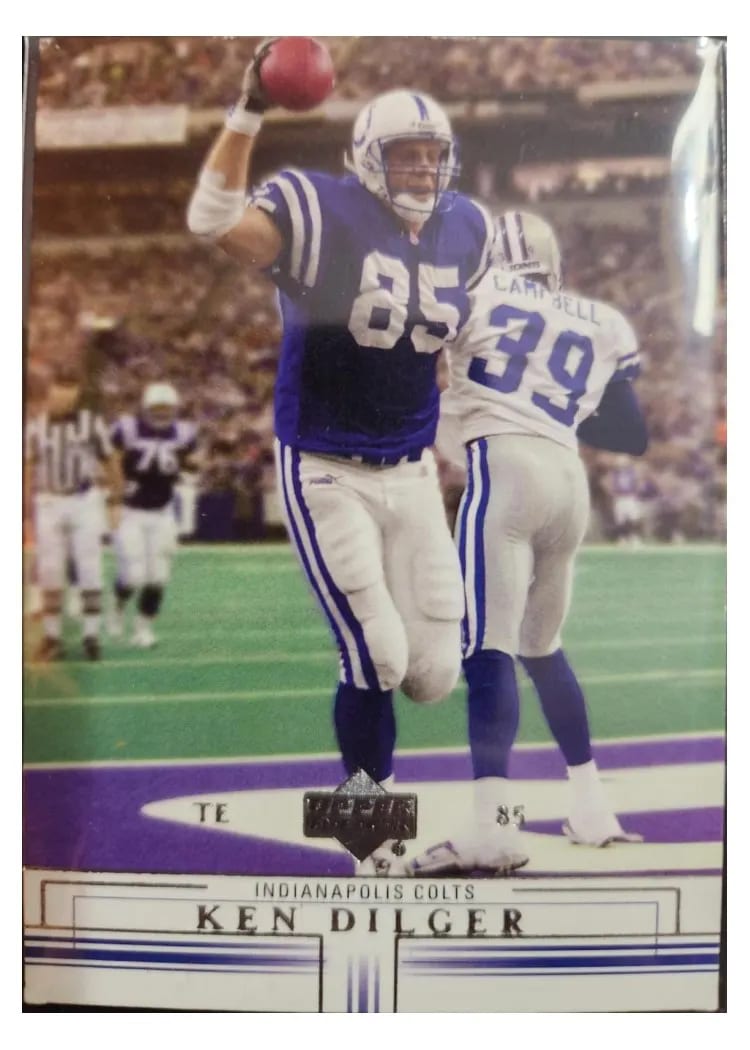 2001 Upper Deck Ken Dilger #72 card