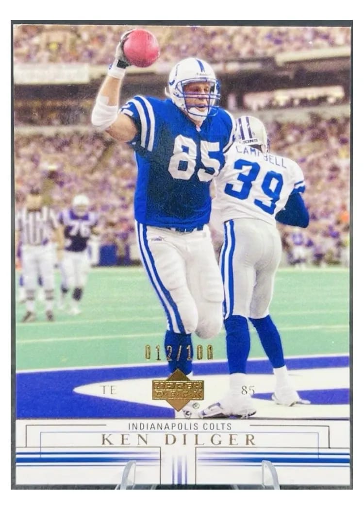 2001 Upper Deck Ken Dilger #72 card
