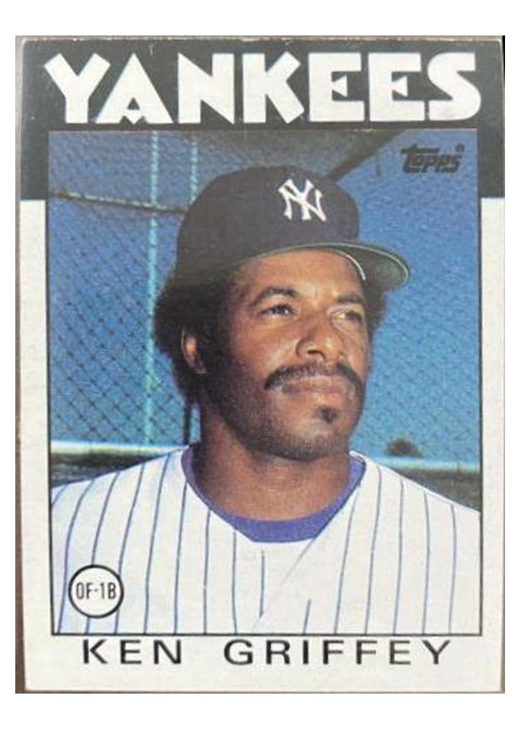 1986 Topps Ken Griffey #40 card