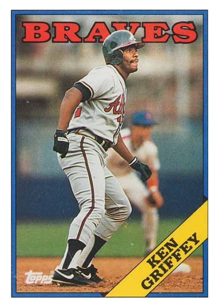 1988 Topps Base Set Ken Griffey #443 card