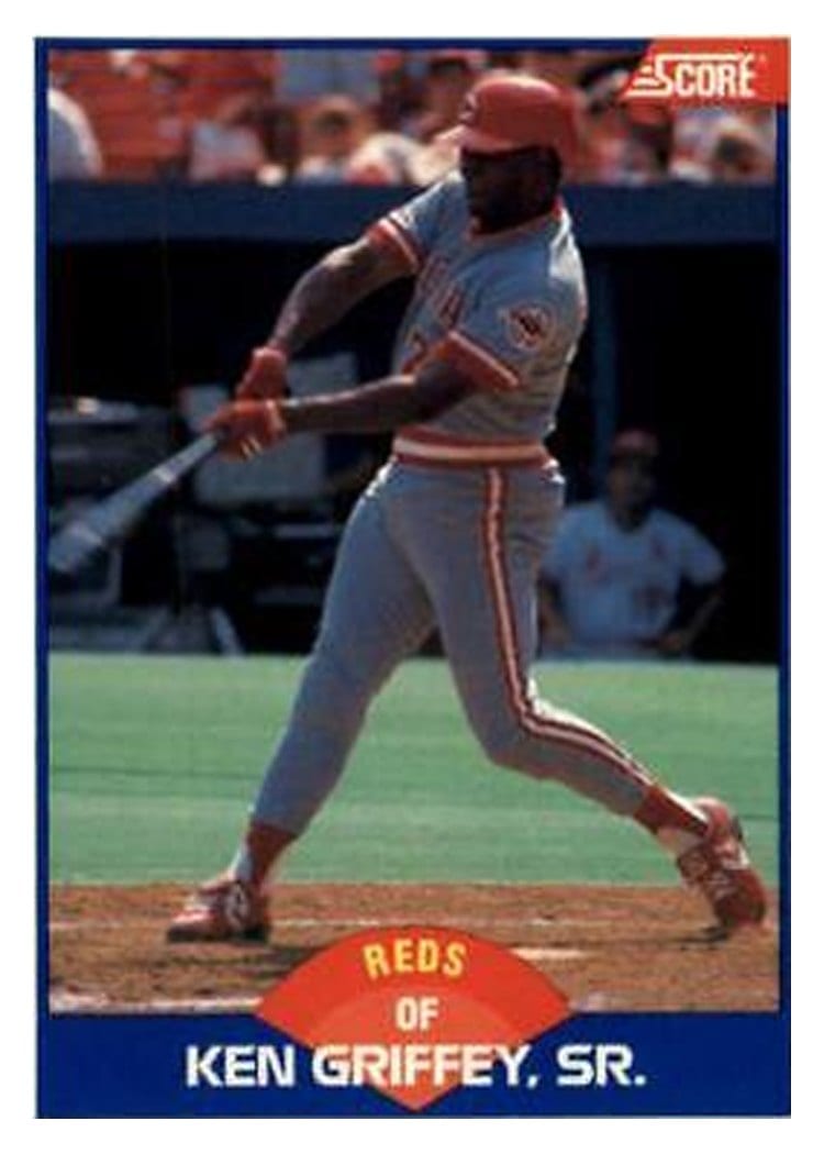 1989 Score Ken Griffey #609 card