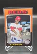 2025 Topps Heritage Real One Autographs Ken Griffey #ROA-KG card