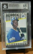 1989 Fleer Glossy Ken Griffey Jr. #548 card
