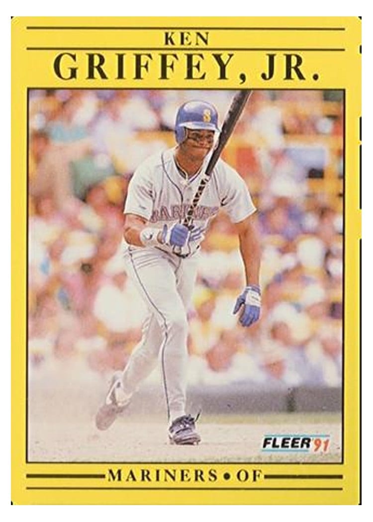 1991 Fleer Base Set Ken Griffey, Jr. #450 card