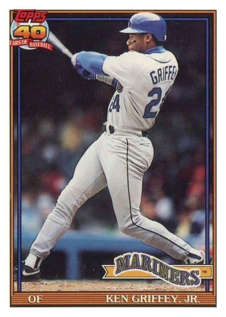 1991 O-Pee-Chee Base Set Ken Griffey, Jr. #790 card