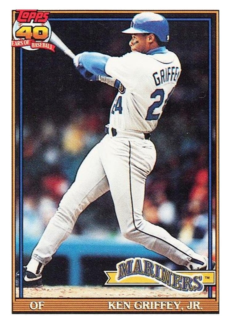 1991 Topps Base Set Ken Griffey, Jr. #790 card