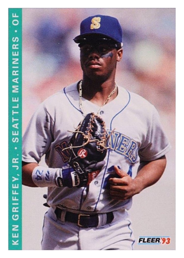 1993 Fleer Base Set Ken Griffey, Jr. #307 card