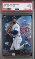 1996 Metal Universe Ken Griffey Jr. #107 card