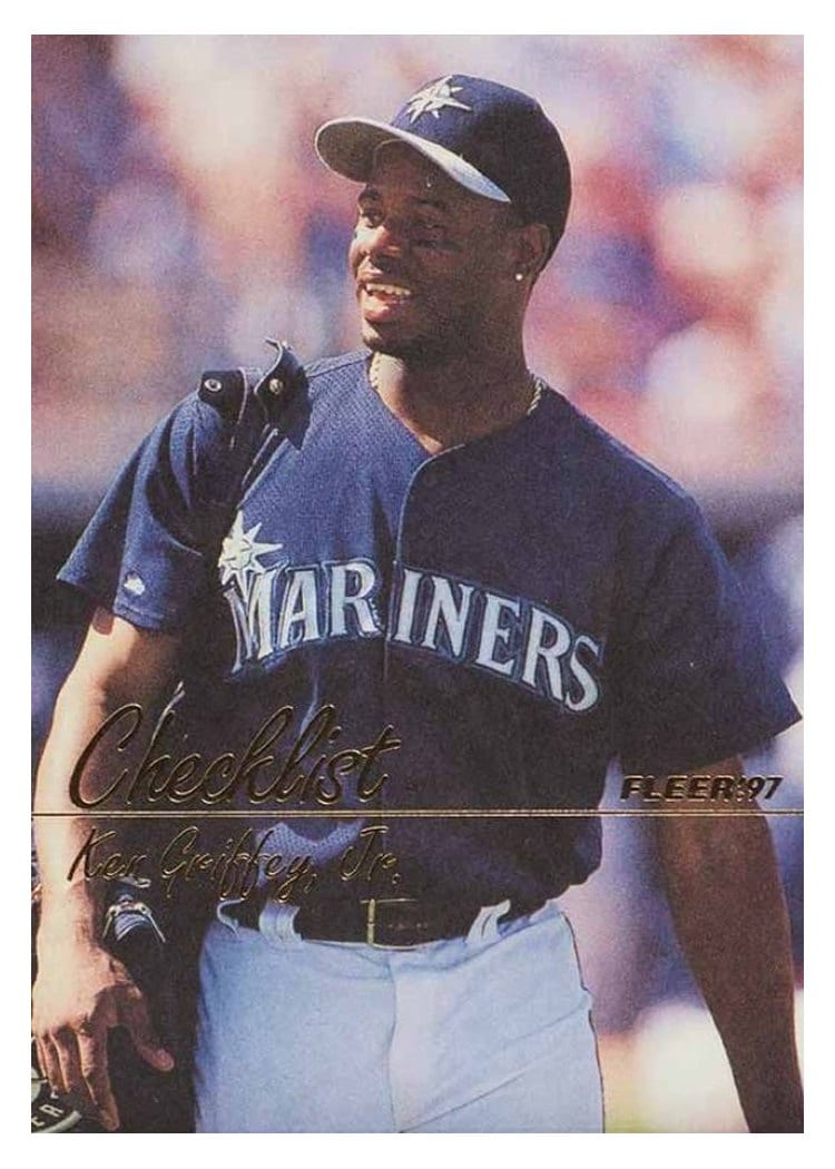 1997 Fleer Base Set Ken Griffey, Jr. #745 card