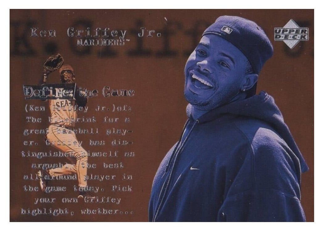 1998 Upper Deck Base Set Ken Griffey Jr. #140 card