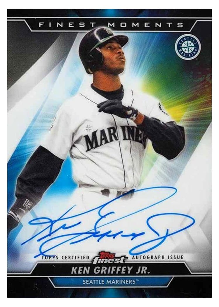 2020 Finest Moments Autographs Ken Griffey Jr. #MOMA-KGJ card