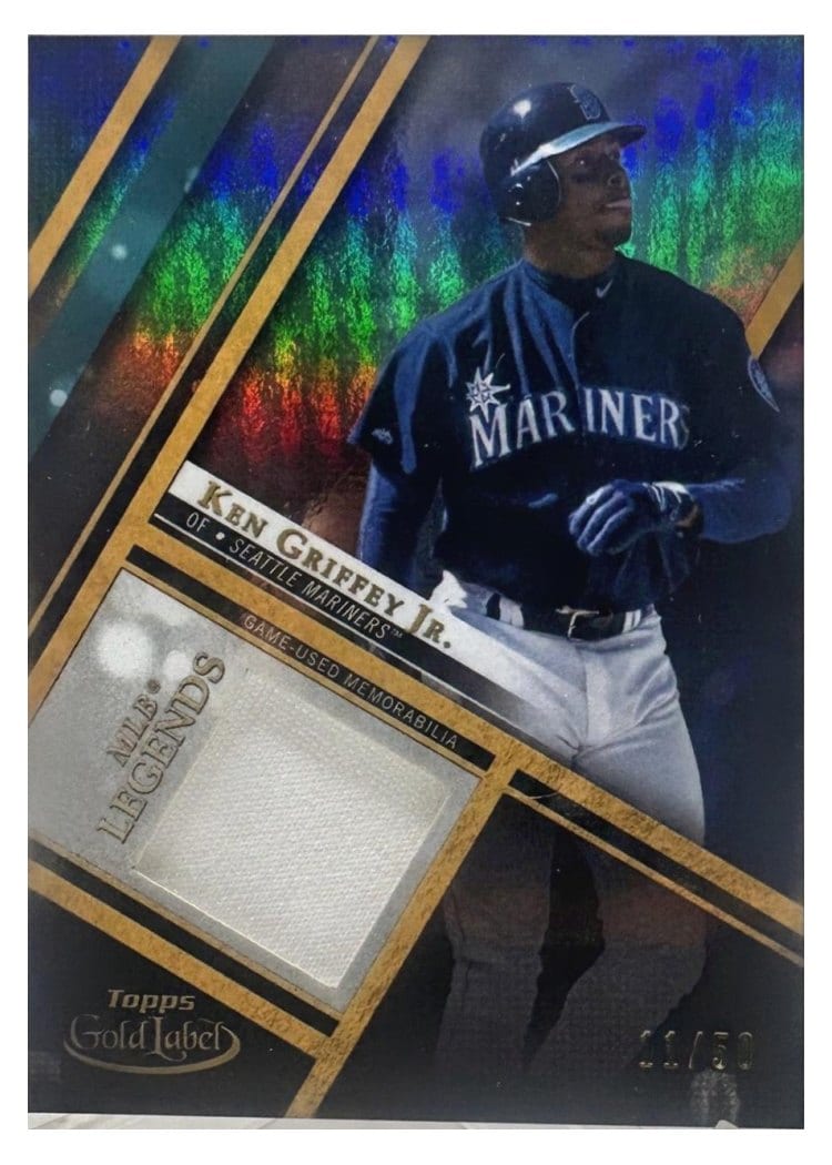 2020 Topps Gold Label MLB Legends Relics Ken Griffey Jr. #MLR-KG card