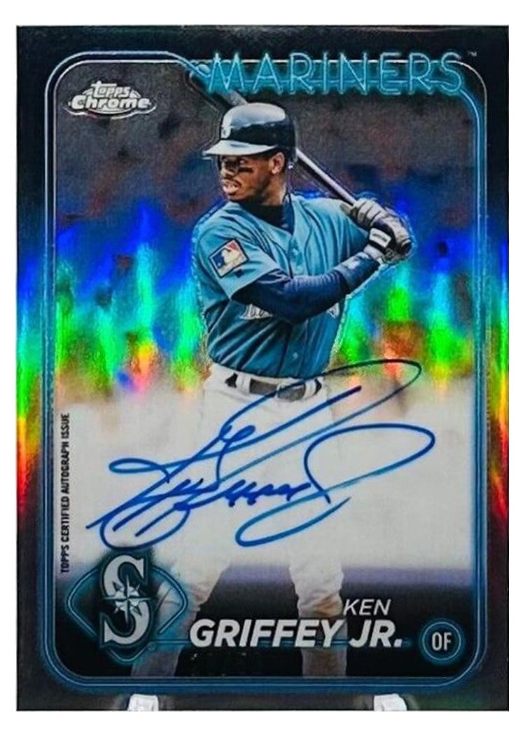 2024 Topps Chrome Chrome Legend Autographs Ken Griffey Jr. #CLA-KG card