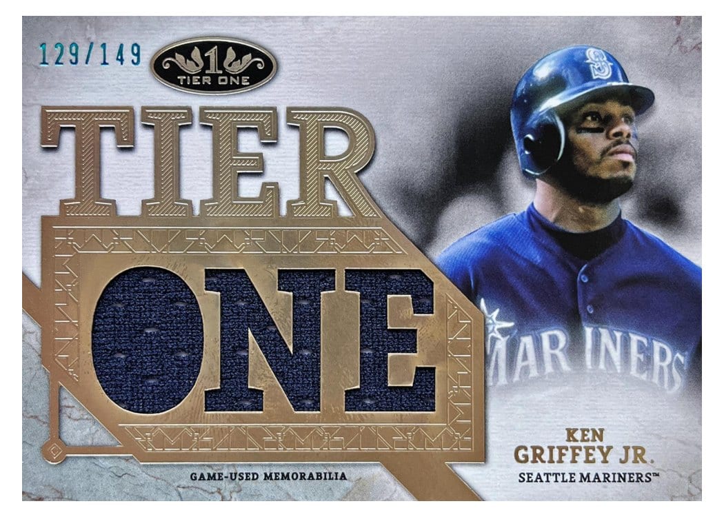 2024 Topps Tier One Die-Cut Relics Ken Griffey Jr. #T1RD-KG card