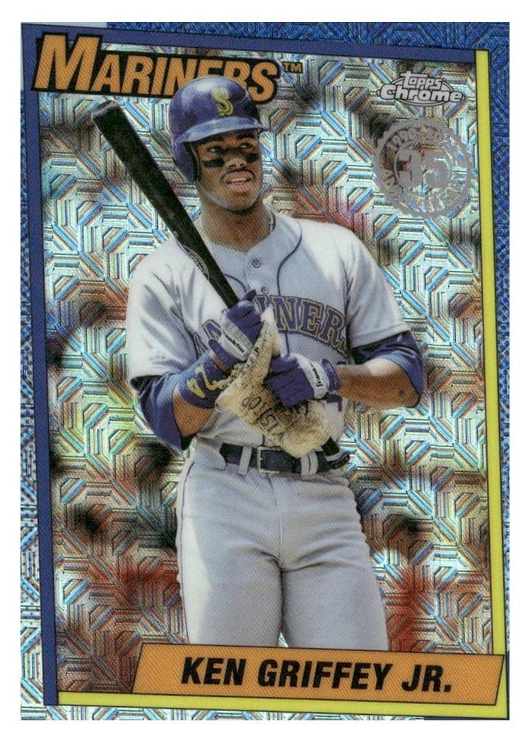 2025 Topps Update 1990 Topps Chrome Baseball Ken Griffey Jr. #U90C-16 card