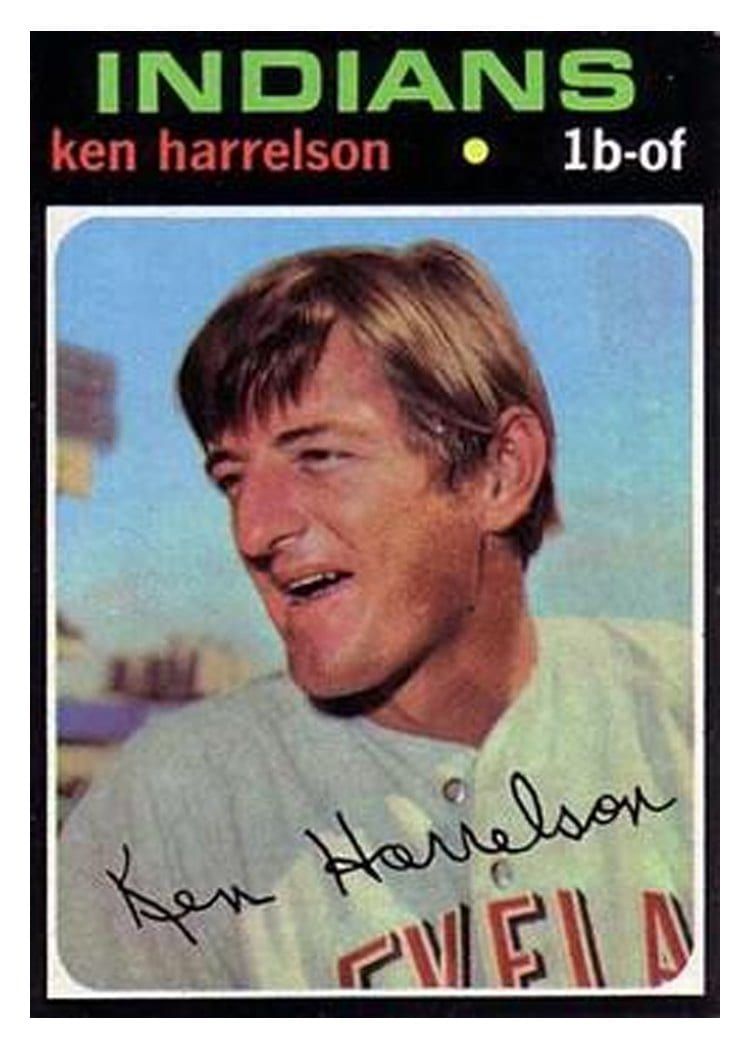 1971 Topps Ken Harrelson #510 card