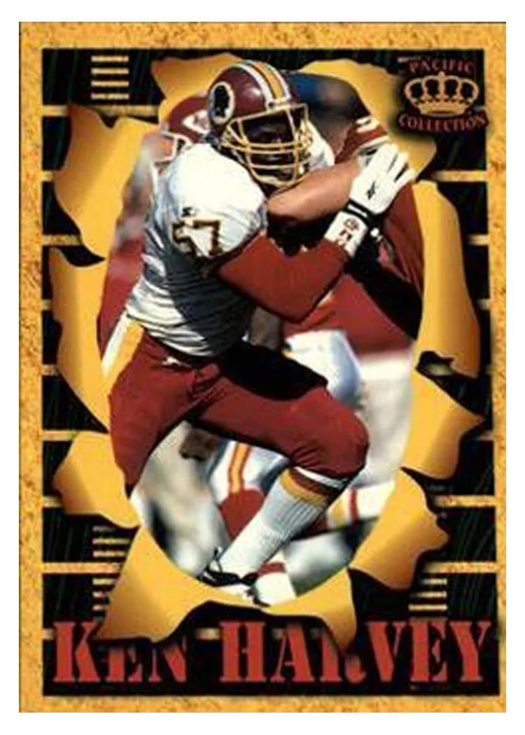 1996 Pacific Invincible Smash Mouth Ken Harvey #SM177 card