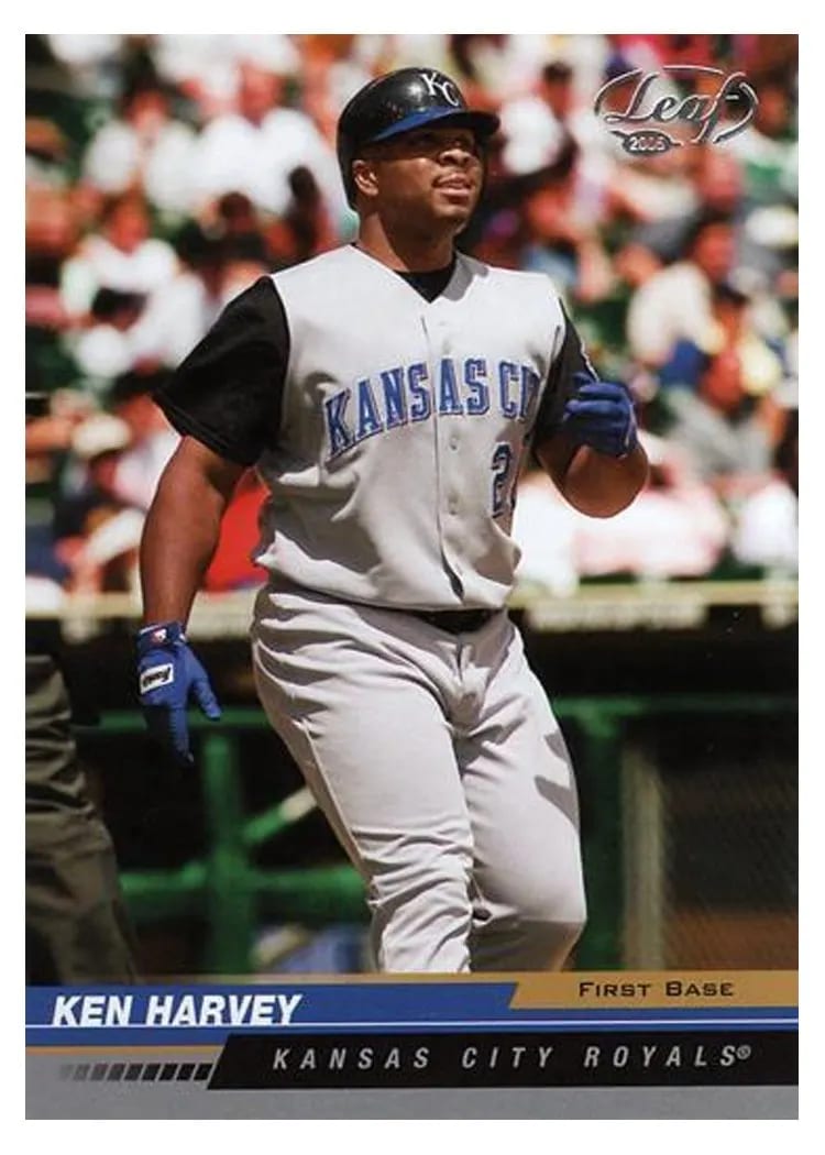 2005 Leaf Ken Harvey #96 card