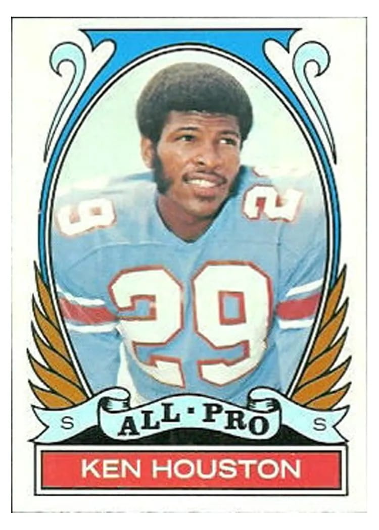 1972 Topps Ken Houston All Pro #287 card