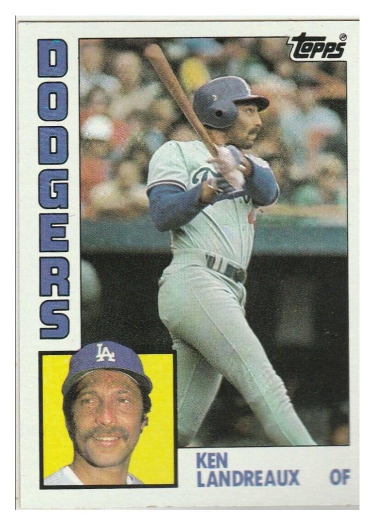 1984 Topps Ken Landreaux #533 card