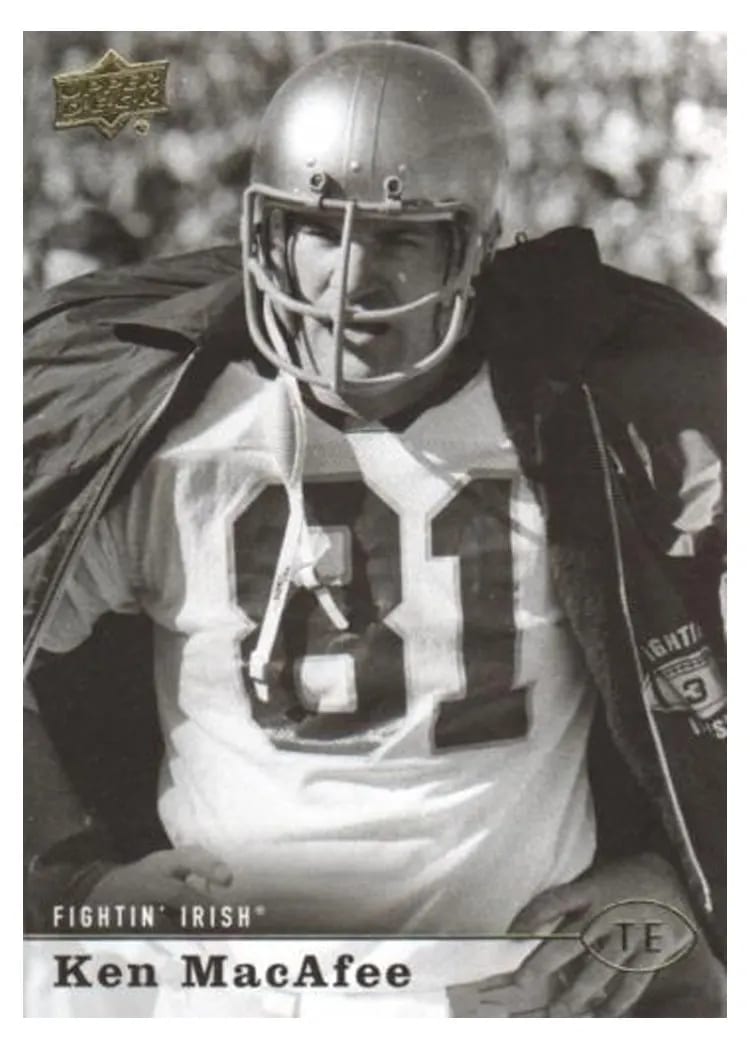2013 Upper Deck Ken MacAfee #10 card