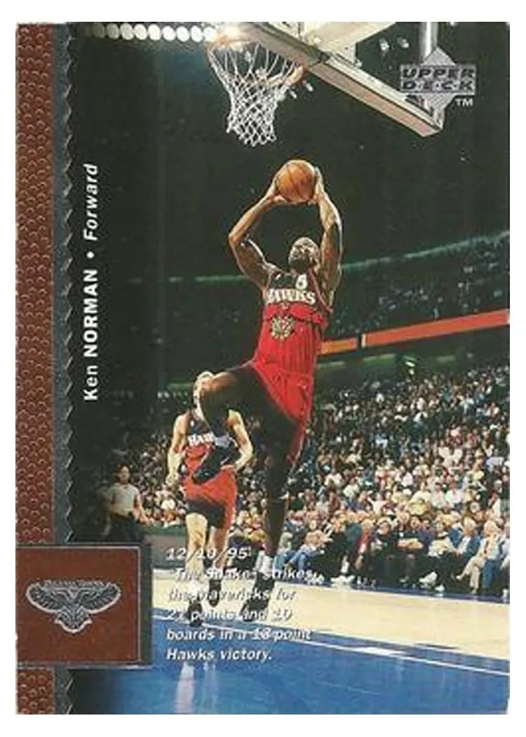 1996 Upper Deck Ken Norman #4 card
