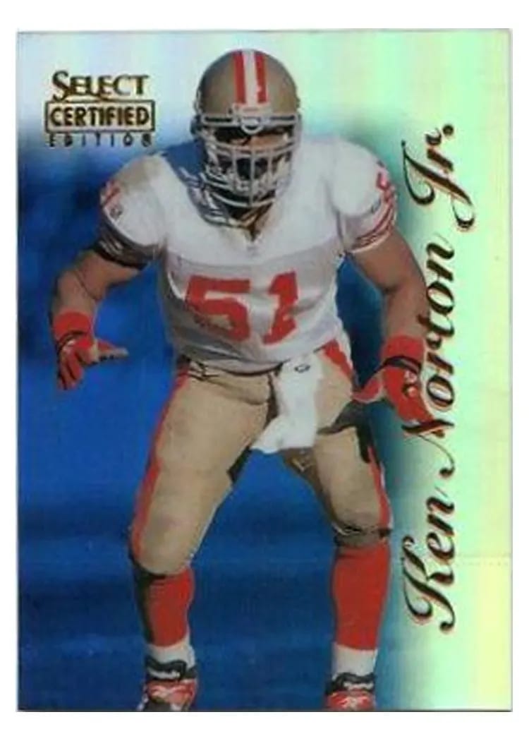1996 Select Certified Ken Norton Jr. #47 card