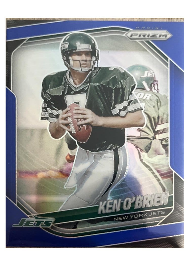 2025 Panini Prizm Base Set Ken O'Brien Blue #185 card