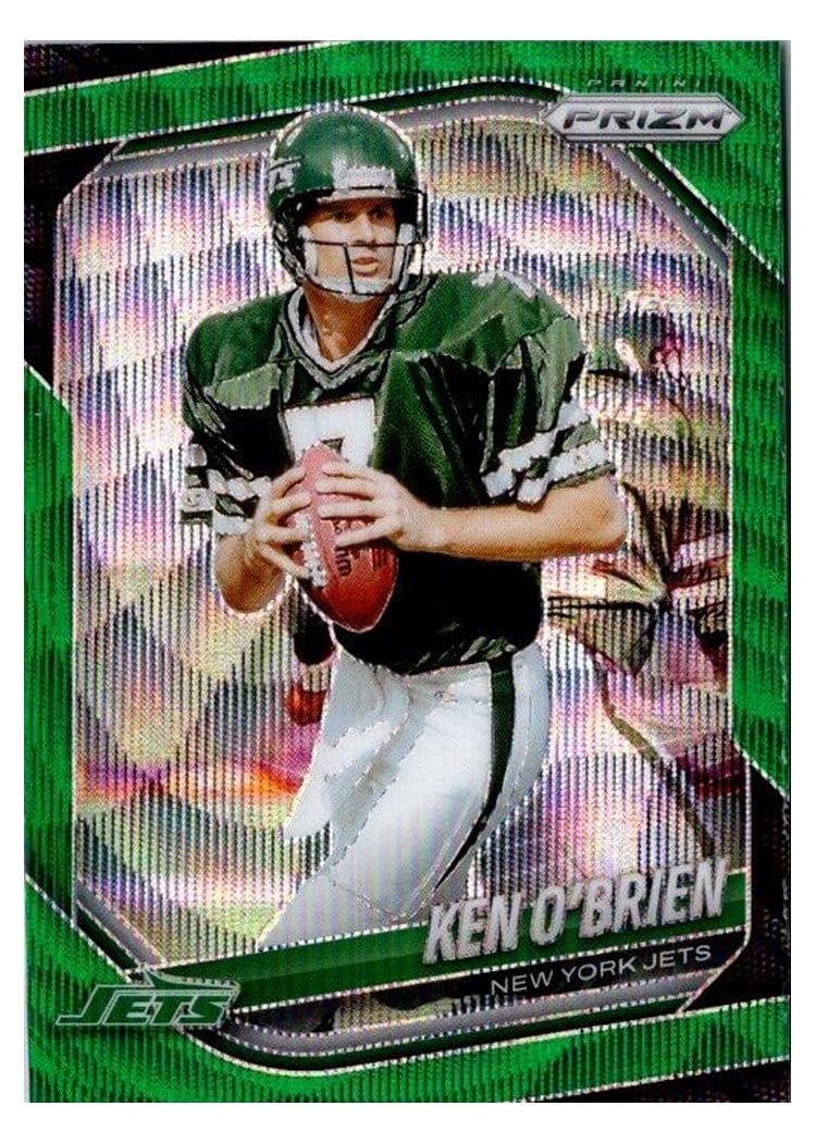 2025 Panini Prizm Base Set Ken O'Brien Green Wave #185 card