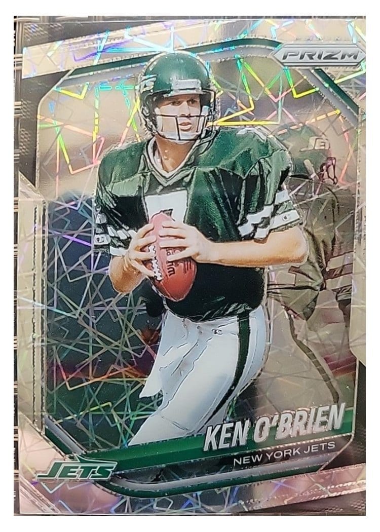 2025 Panini Prizm Base Set Ken O'Brien Lazer #185 card