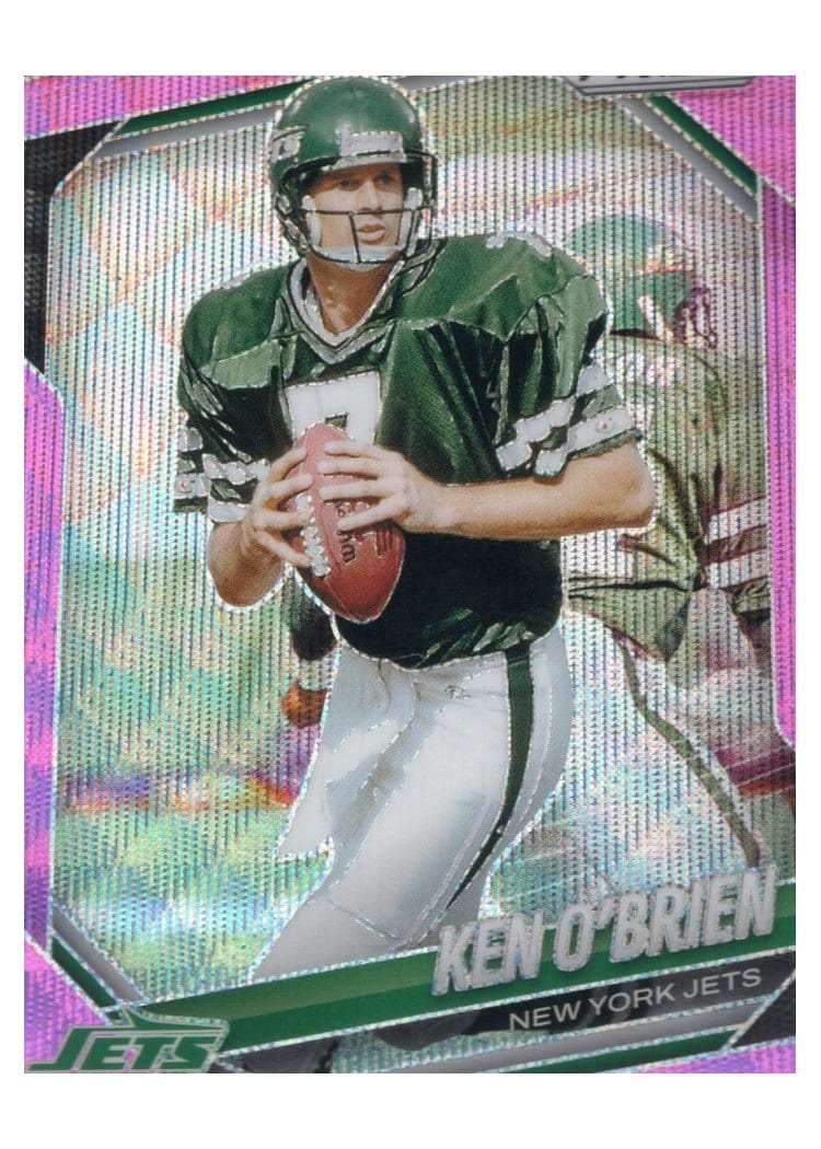 2025 Panini Prizm Base Set Ken O'Brien Pink Wave #185 card