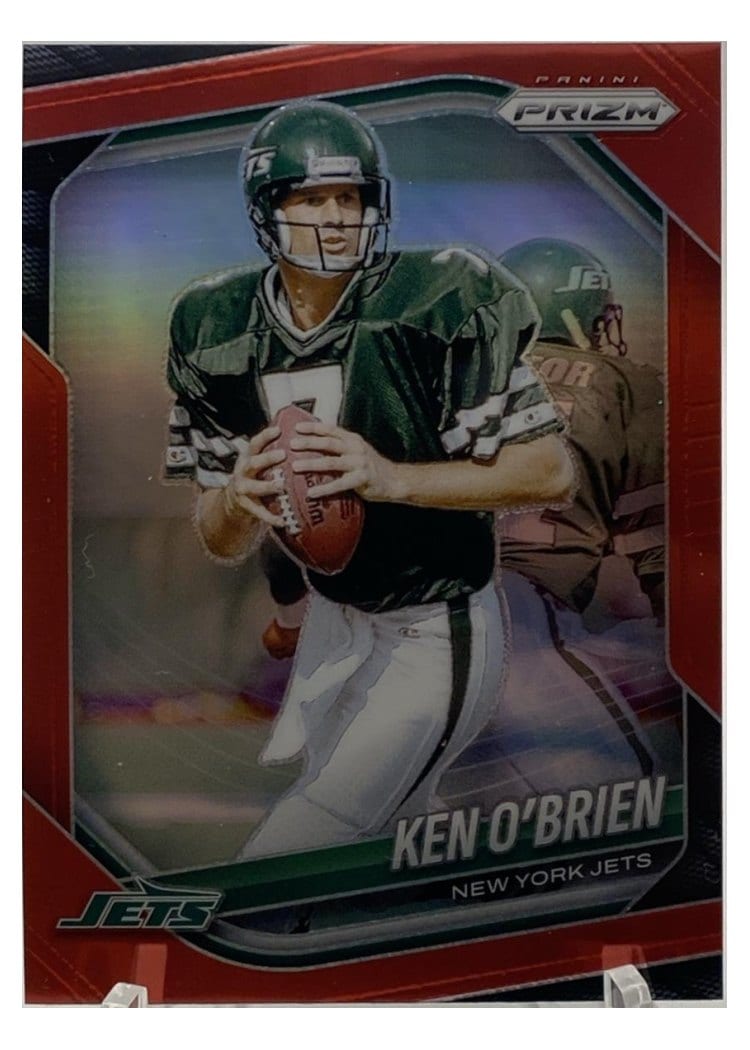 2025 Panini Prizm Base Set Ken O'Brien Red #185 card