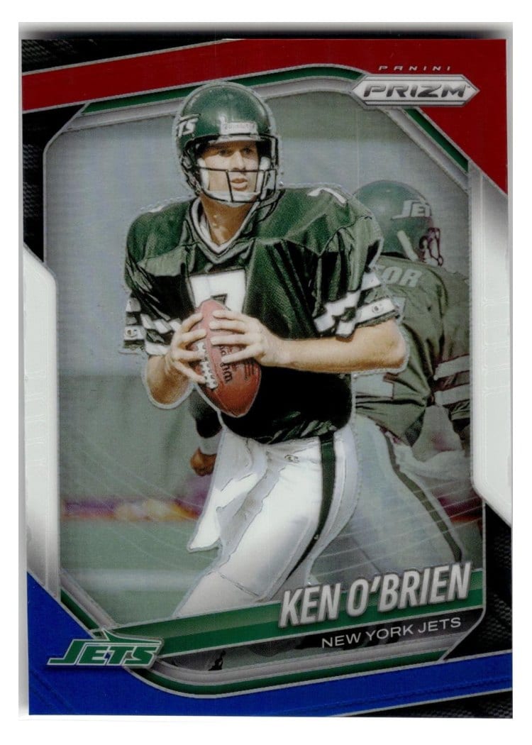 2025 Panini Prizm Base Set Ken O'Brien Red White Blue #185 card
