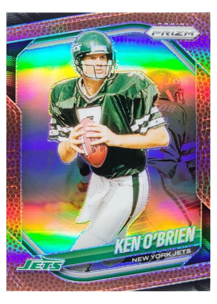 2025 Panini Prizm Base Set Ken O'Brien Pigskin #185 card
