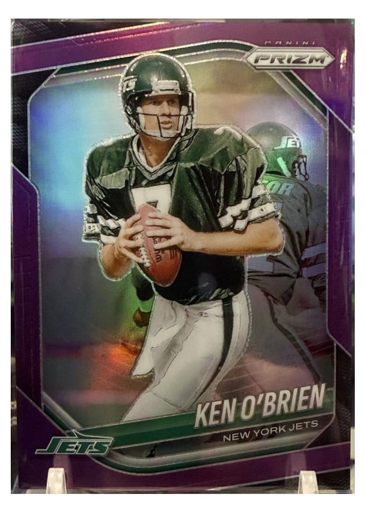 2025 Panini Prizm Base Set Ken O'Brien Purple #185 card