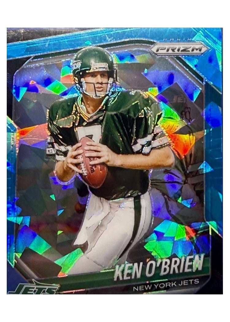 2025 Panini Prizm Base Set Ken O'Brien Blue Ice #185 card