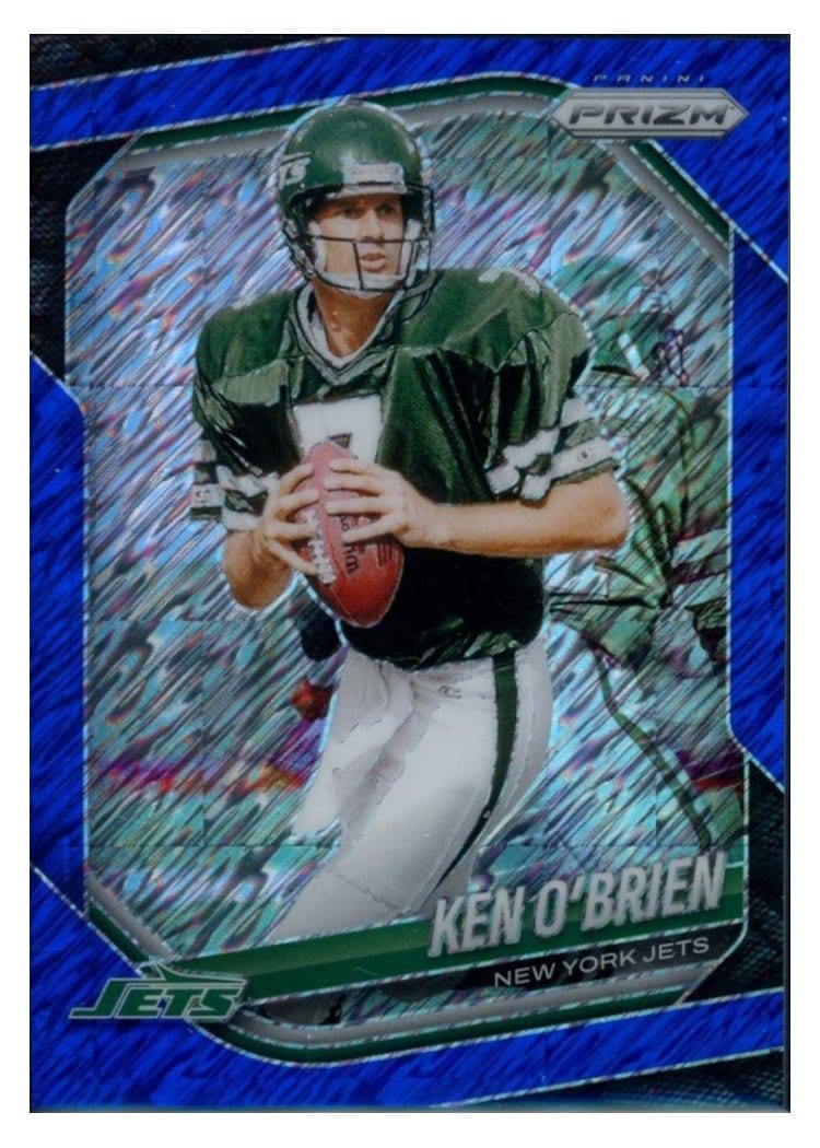2025 Panini Prizm Base Set Ken O'Brien Blue Shimmer #185 card