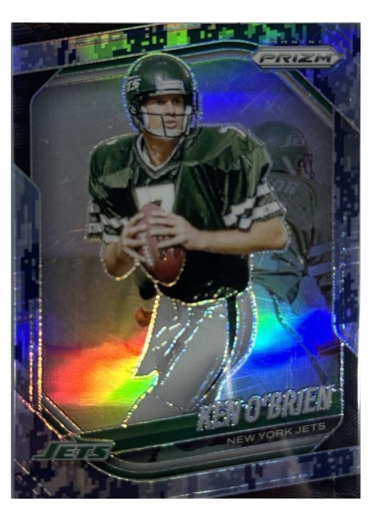 2025 Panini Prizm Base Set Ken O'Brien Navy Camo #185 card