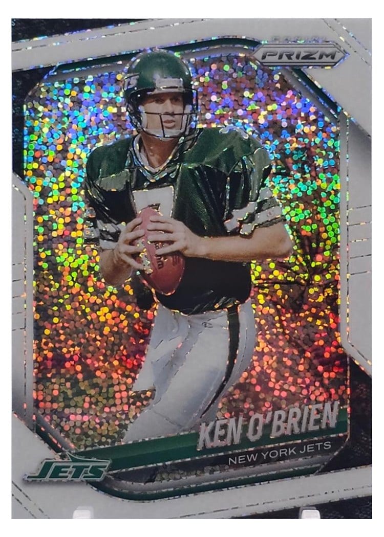 2025 Panini Prizm Base Set Ken O'Brien White Sparkle #185 card