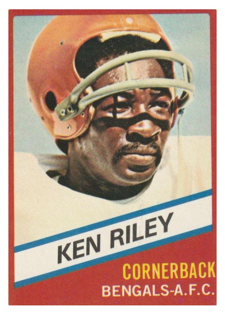 1976 Wonder Bread Ken Riley #23 card