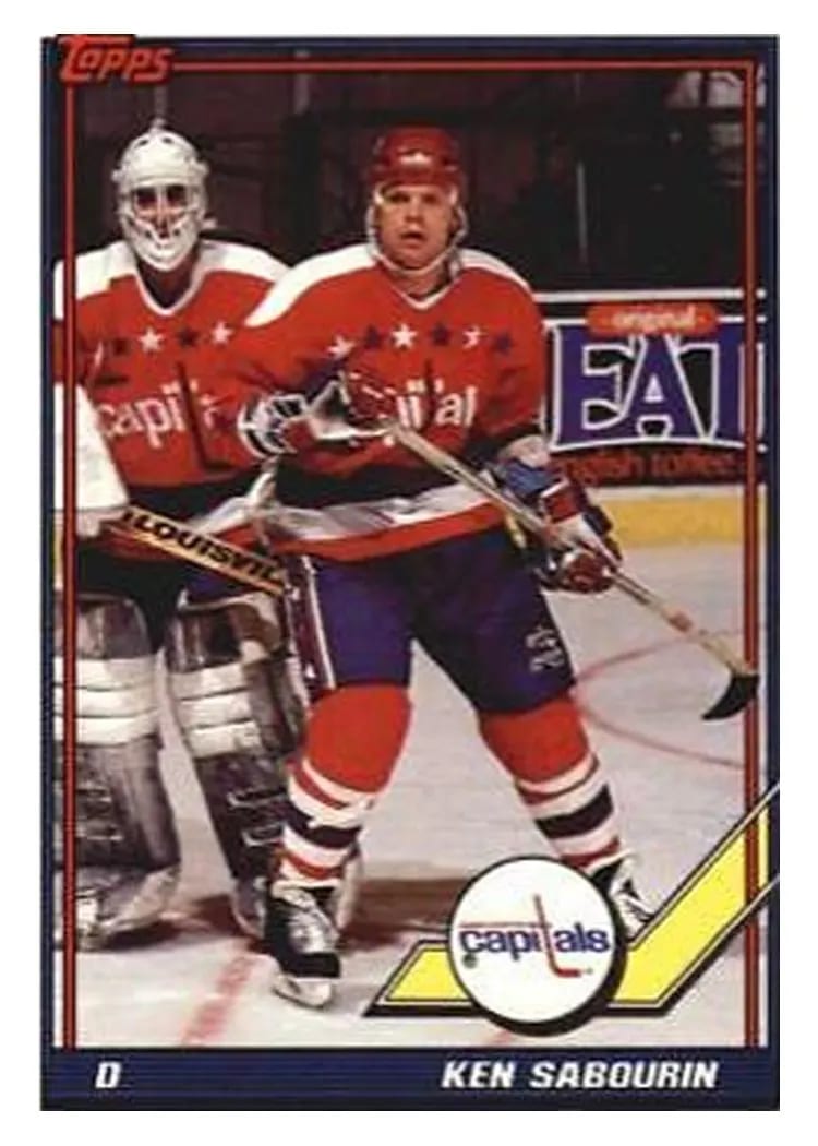 1991 Topps Ken Sabourin #43 card