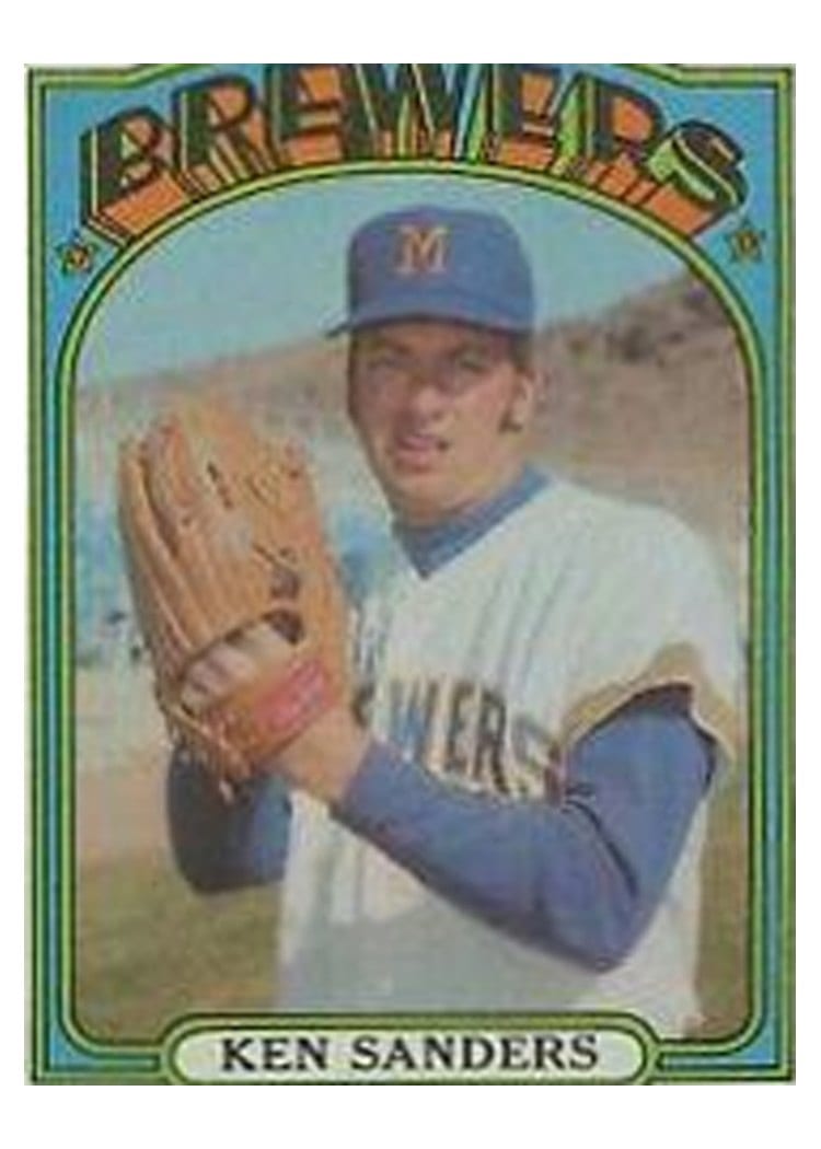 1972 Topps Ken Sanders #391 card